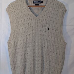 Polo by Ralph Lauren Men's Gray Sweater Vest
